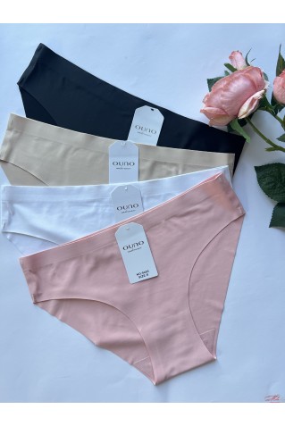 Бесшовные трусики слипы из микрофибры Ouno 9485